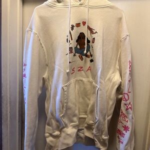 SZA Graphic Hoodie - Cream
